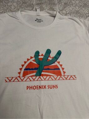Phoenix Suns Branded Bills Southwest Cactus Graphic T-Shirt Men’s XXL NBA White